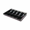 Controltek Cash Drawer Replacement Tray, Coin/Cash, 10 Compartments, 16 x 11.25 x 2.25, Black 500129